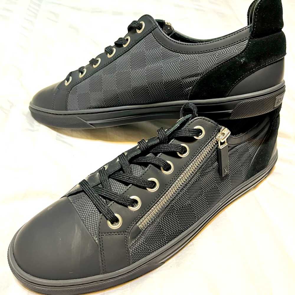 Louis Vuitton Mens Damier Graphite Sneaker size 10